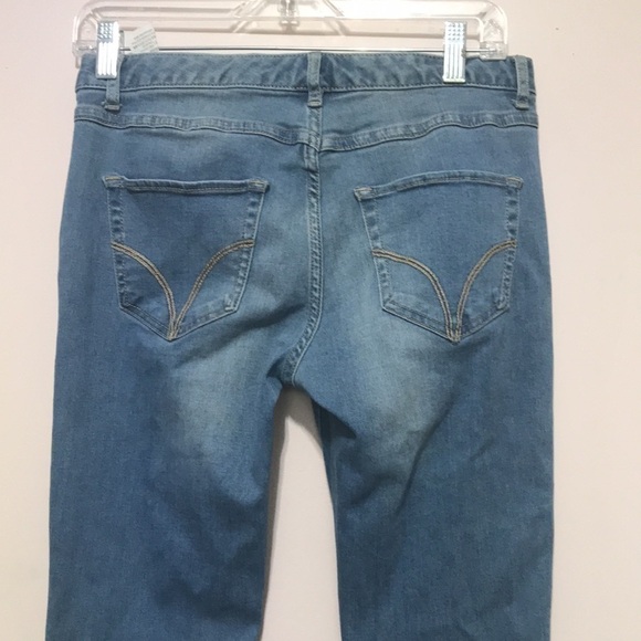 GIORDANO low rise skinny tapered light wash jeans 27 - Picture 5 of 13